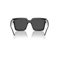 Prada PR24ZSF 1AB5S0-57 Black / Dark Grey Lenses
