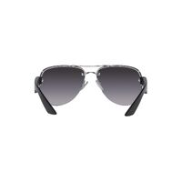 Prada Linea Rossa PS55YS 1BC09U-64 Silver / Grey Gradient Lenses