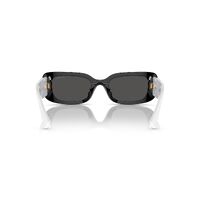 Miu Miu MU08YS 1AB5S0-51 Black / Dark Grey Lenses
