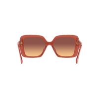 Miu Miu MU10YS 10M07P-56 Cognac Opal / Orange Gradient Violet Lenses