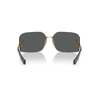 Miu Miu MU54YS 5AK5S0-80 Gold / Dark Grey Lenses