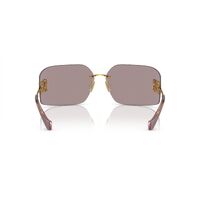 Miu Miu MU54YS 5AK06I-80 Gold / Light Purple Brown Lenses