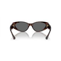 Versace VE4454 542987-55 Havana / Dark Grey Lenses