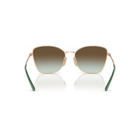Vogue VO4279S 5152E8-58 Rose Gold / Green Gradient w Dark Brown Lenses