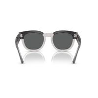 Ray-Ban RB0298S 1396B1-53 Mega Hawkeye Dark Grey On Transparent Grey / Dark Grey Lenses