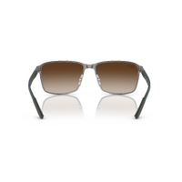 Ray-Ban RB3721 188/13-59 Brown On Gunmetal / Brown Gradient Lenses