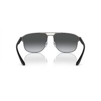 Emporio Armani EA2144 336511-60 Matte Gunmetal w Black / Grey Gradient Polarised Lenses