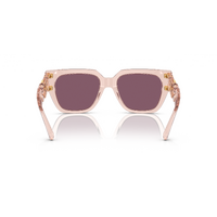 Versace VE4409 5339AK-53 Transparent Pink / Violet Internal Mirror Silver Lenses