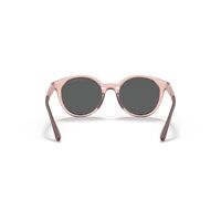Emporio Armani Kids EK4185F 554487-47 Shiny Transparent Pink / Dark Grey Lenses