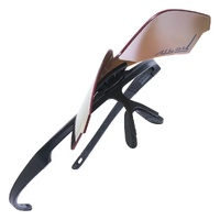 Pit Viper The Exec Flip-Offs Black / Gold Mirror Polarised Lenses