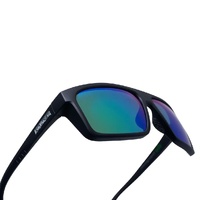 Pit Viper The Bio Exec Turboshaft Black / Blue Green Mirror Polarised Lenses