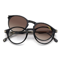 Carrera Clip-On 297/CS 807 LA 48 Black / Brown Gradient Polarised Lenses