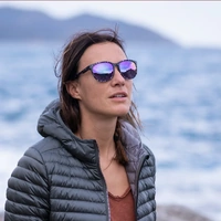 Smith Lake Shasta GBY DF 56 Black Marble / Violet Mirror Chromapop Polarised Lenses