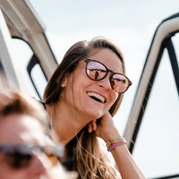 Smith Wander 086 9V 55 Tortoise / Rose Gold Mirror Chromapop Polarised Lenses