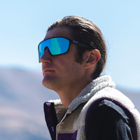Smith Boomtown 003 XX 99 Matte Black / Blue Mirror Chromapop Polarised Lenses