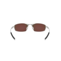 Oakley Whisker OO4141-0460 Satin Chrome / Prizm Sapphire Iridium Polarised Lenses