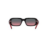 Arnette TheKidd AN4318 123777-53 Black / Fifty Black Red Gradient Lenses