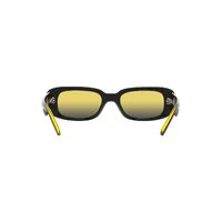 Arnette Litty AN4317 12412Q-50 Black / Fifty Black Yellow Gradient Lenses