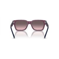 Arnette Cold Heart 2.0 AN4334 1244H9-53 Transparent Burgundy / Rose Gradient Grey Mirror Blue Lenses