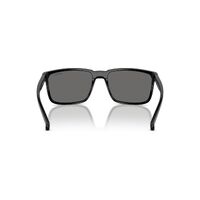 Arnette Stripe AN4251 2900Z3-58 Black Recycled / Grey Silver Mirror Polarise d Lenses