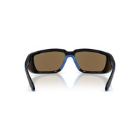 Arnette Taggit AN4355 275322-62 Black w Royal Blue Rubber / Dark Grey Mirror Water Polarised Lenses