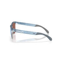 Oakley Frogskins Range XL OO9503-0358 Transparent Stonewash w Clear / Prizm Deep Water Polarised Lenses