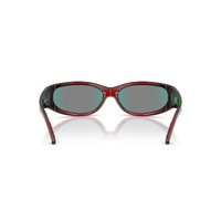 Arnette Catfish AN4302 30196Q-65 Orange Transparent Red Gradient / Orange Yellow Mirror Lenses