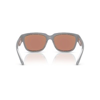Arnette Bounce AN4366 3008Y7-56 Crystal Grey / Light Grey Blue Mirror Lenses