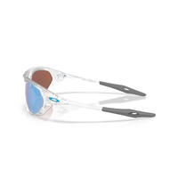 Oakley Cage Jacket OO9537-0261 Matte Clear / Prizm Deep Water Polarised Lenses