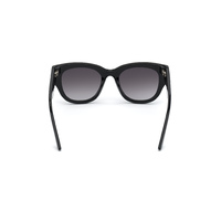 Guess GU7680 01B-50 Shiny Black w Texture / Smoke Gradient Lenses
