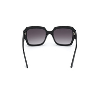 Guess GU7681 01B-54 Shiny Black w Texture / Smoke Gradient Lenses