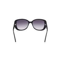 Guess GU7822 01B-56 Shiny Black w Animal / Smoke Gradient Lenses
