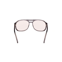 Tom Ford Rosco FT1022 20E-58 Shiny Transparent Grey / Brown Photochromic Lenses