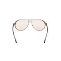 Tom Ford Marcus FT1023 93E-60 Shiny Transparent Light Green / Brown Photochromic Lenses