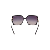 Tom Ford Joanna FT1039 01B-59 Shiny Black w Shiny Pale Gold / Smoke Gradient Lenses