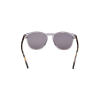Tom Ford Lewis FT1097 20C-53 Shiny Transparent Grey / Smoke Mirror Lenses