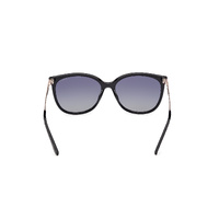 Guess GU00150-H 01D-59 Shiny Black w Pale Gold / Smoke Polarised Lenses