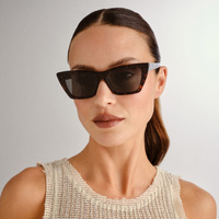 Saint Laurent SL276MICA 002 Havana / Grey Lenses