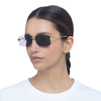 Bottega Veneta BV1126S 002 Gold / Grey Lenses