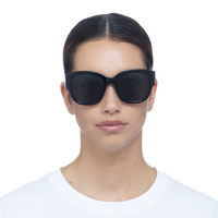 Saint Laurent SLM95K 001 Black / Grey Lenses