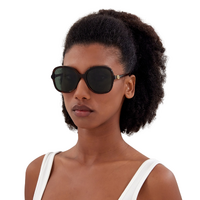 Gucci GG1178S 003 Havana / Green Lenses