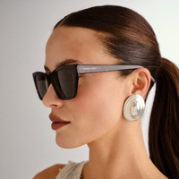 Saint Laurent SL276MICA 033 Havana / Grey Lenses