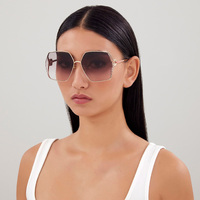 Gucci GG1322SA 003-64 Gold / Red Lenses