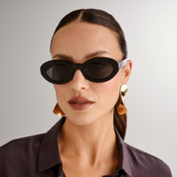 Saint Laurent SLM136 001 Black / Black Lenses