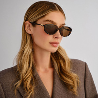 Gucci GG1684SA 004 Havana / Brown Lenses