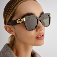 Gucci GG1690SK 001 Black / Grey Lenses