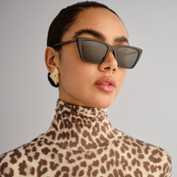Saint Laurent SL737MICATHIN 001 Black / Black Lenses