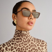 Saint Laurent SL737MICATHIN 003 Havana / Grey Lenses