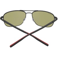 Serengeti Spello 8796 Shiny Black & Red / 555nm Polarised Photochromic Lenses