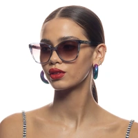 Camilla Come Sail Away CAM2330853 Denim w Cloud Shimmer / Brown Gradient Lenses